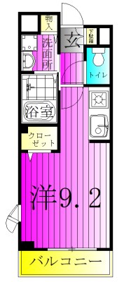 サニーメゾンⅡ 204号室 間取り