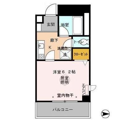 Ｇ・ＭウエストハイツA 401号室 間取り