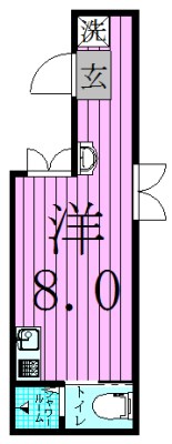 ＶＡＲＹ&amp;lsquo;ｓ北千住 間取り図