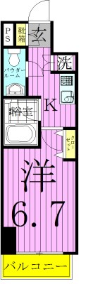 プリマヴェーラ北千住 間取り図