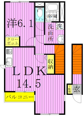 Felicia Amelloides～フェルシア・アメロイデス～ 202号室 間取り