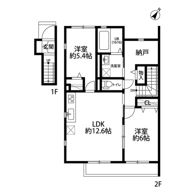 アムールＳⅢ 201号室 間取り