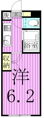 ビートルズスクエア 309号室 間取り