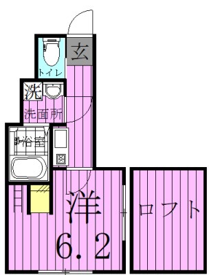第3岡田ハイツ 間取り図