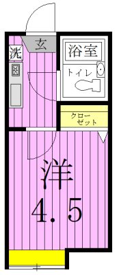プラム梅島Ａ 間取り図