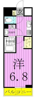 N-stage　Matsudo 103号室 間取り