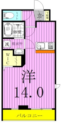 CRESCENT COURT　～クレセントコート～ 101号室 間取り