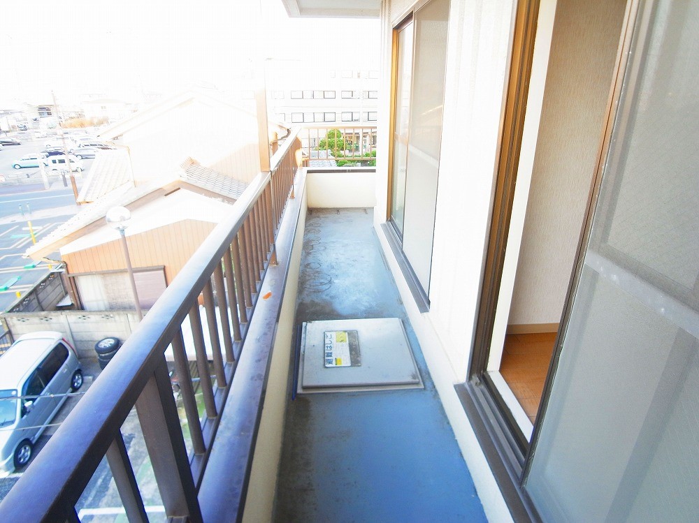 竹の塚ローヤルコーポ ベランダ