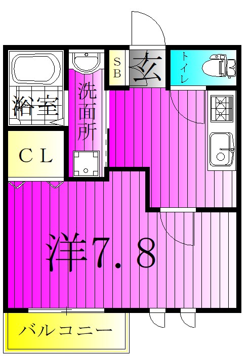 エマーブル青山台 202号室 間取り