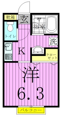 メゾンクラベール 間取り図