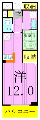 グラン・リーオ 603号室 間取り