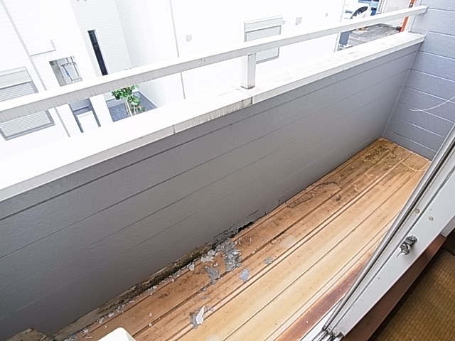 クラタコーポ ベランダ