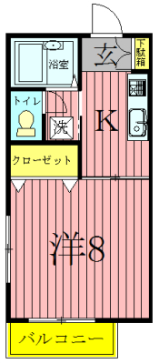 アルテール柏 202号室 間取り