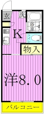 エクセル・ド・柏 101号室 間取り