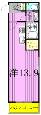 ロイヤルハイツ 205号室 間取り