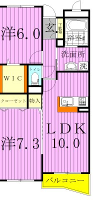 One's SweetHome  303号室 間取り