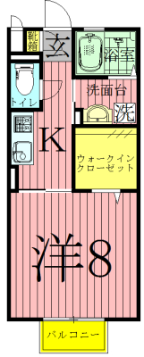 ベルフォーレ 107号室 間取り