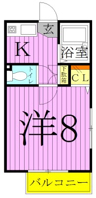 プランドール１ 間取り図