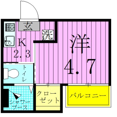 Ｌｅ　Ｃｉｅｌ　Ｂｌｅｕ 間取り図
