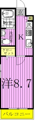 N-flats扇大橋 間取り