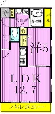 アーバハイツ扇大橋 間取り図