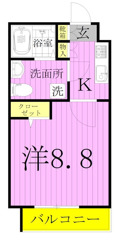 アーバハイツ扇大橋 間取り図