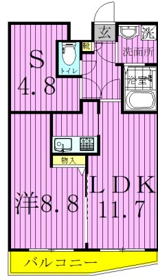 アーバハイツ扇大橋 間取り図