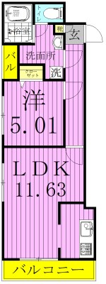 アーバハイツ扇大橋 間取り図