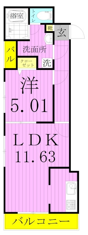 アーバハイツ扇大橋 間取り図