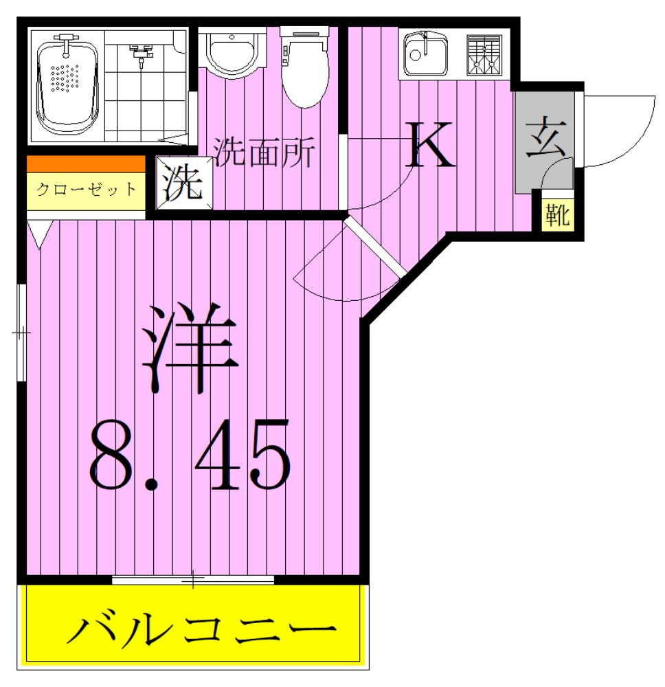 アーバハイツ扇大橋 間取り図