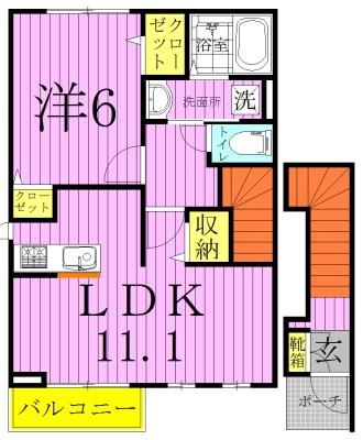 ベル　リヴィエール  間取り図