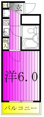 ジョイフル柏 305号室 間取り