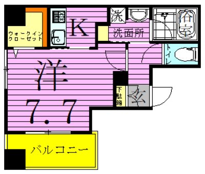 THE RESIDENCE OF TOKYO Ｃ18  間取り図