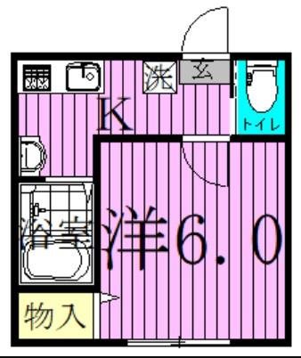 エルシャトー豊四季 203号室 間取り