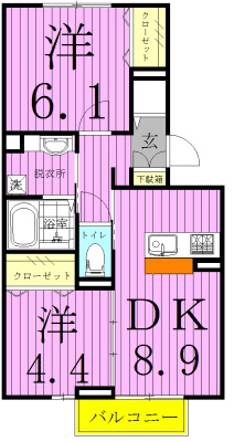 アネシス 302号室 間取り