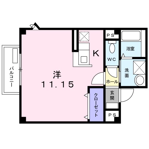 ストロベリーカーサⅡ 202号室 間取り