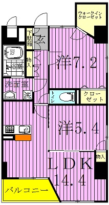 Murray Hill 501号室 間取り