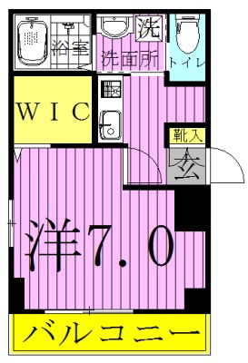 ｂ&rsquo;CASA天王台 501号室 間取り