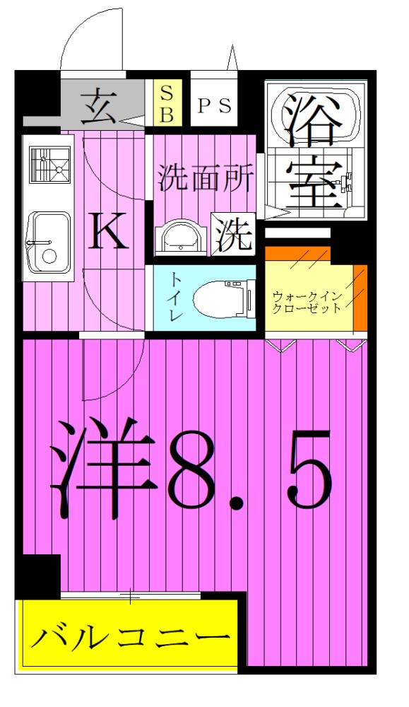 サンマルコ北綾瀬 間取り図