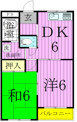 メゾンコムラ 303号室 間取り