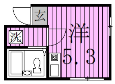 エスポワール亀有 間取り図