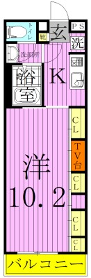 リブリ・ＳＨＩＳＵＩ１ 間取り図