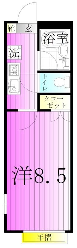 サンライズ皿沼 間取り図