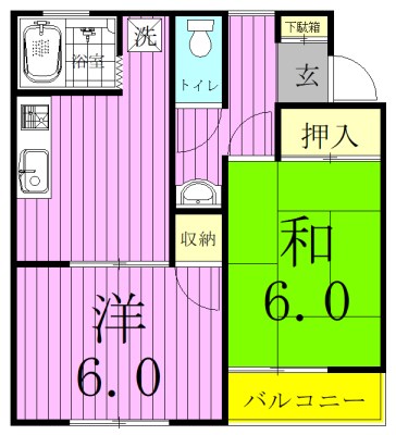 ガーデン・ハイツ 202号室 間取り