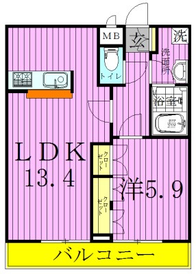 コンフォートレジデンス 間取り図