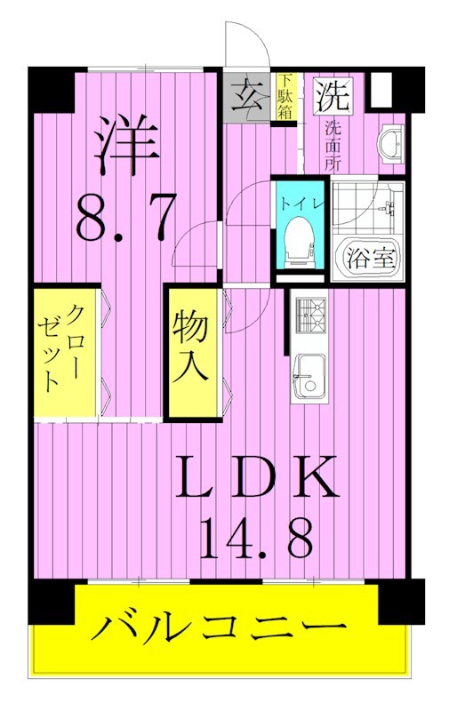レジデンス・フォンテーヌ 間取り図
