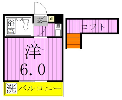 ジュネパレス新松戸第37 201号室 間取り