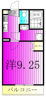 Vivienda我孫子 102号室 間取り