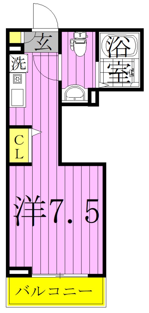 グランコート六町 間取り図