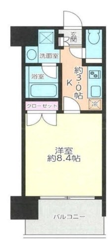 アーク松戸レジデンス 503号室 間取り